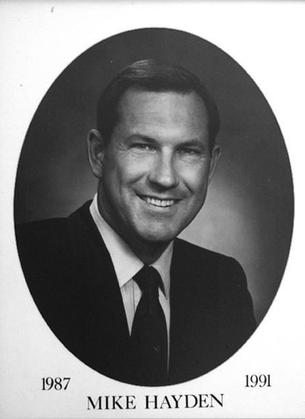 Governor John Michael (Mike) Hayden
